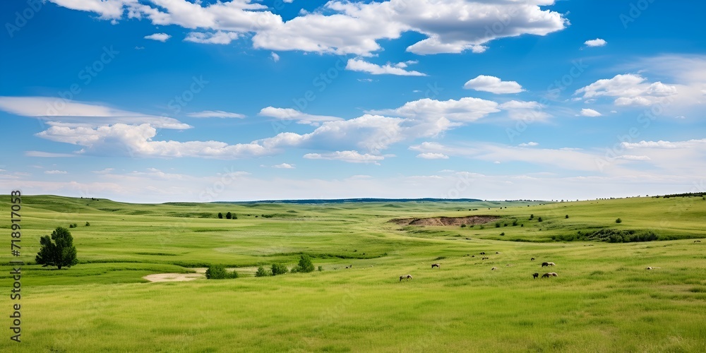 Prairie grasslands view contributing to a healthy ecosystem , Prairie grasslands view, healthy ecosystem, grasslands Prairie grasslands view contributing to a healthy ecosystem , Prairie grasslands view, healthy ecosystem, grasslands