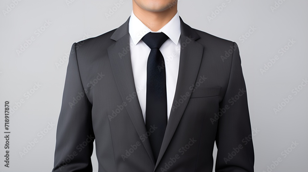 Person in a suit with confidence in a plain background , Person in a suit, confidence, plain background Person in a suit with confidence in a plain background , Person in a suit, confidence, plain background