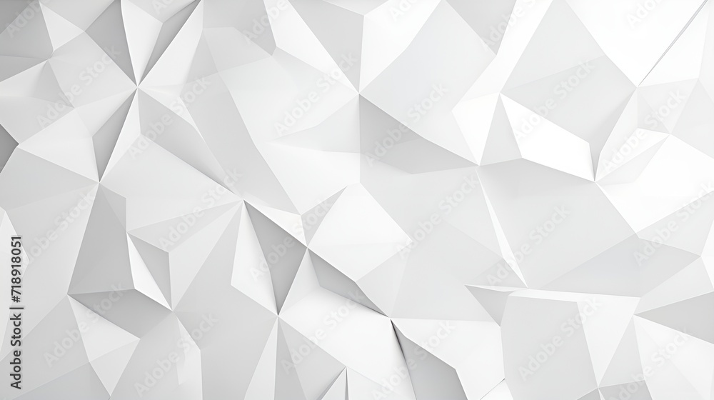 Polygonal plain white wall background , Polygonal, plain white wall background