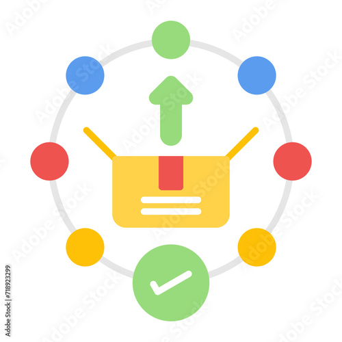 Frequent Releases icon vector image. Can be used for Agile.