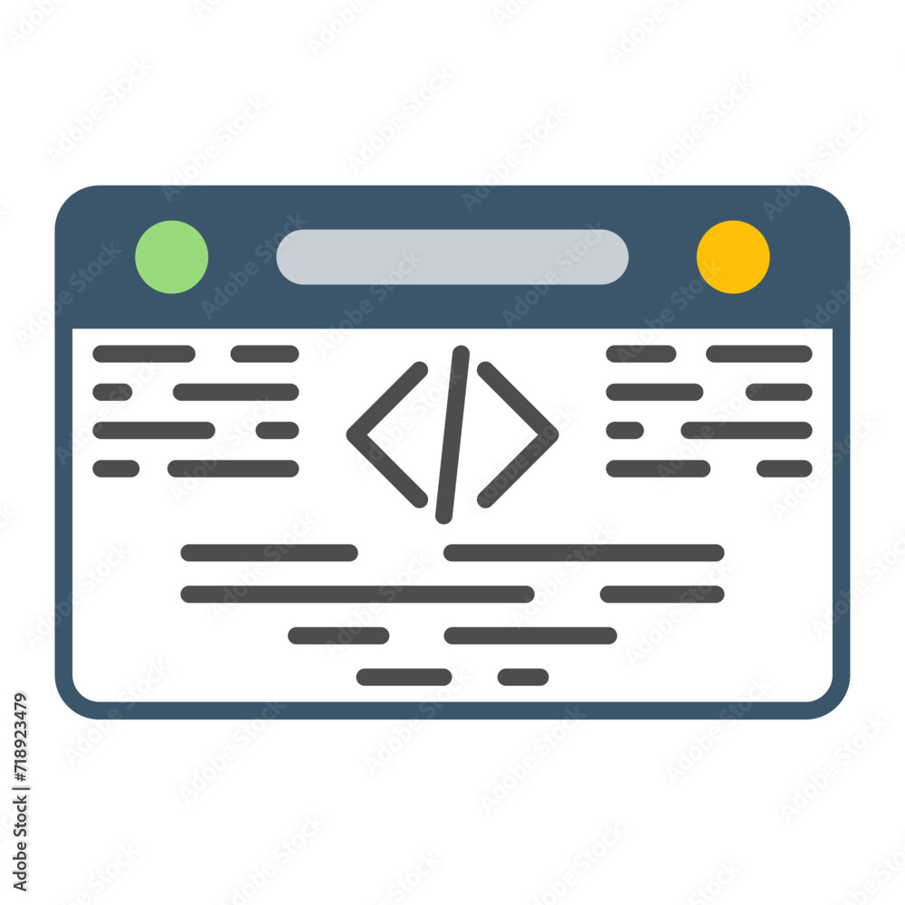 Code icon vector image. Can be used for Agile. Code icon vector image. Can be used for Agile.