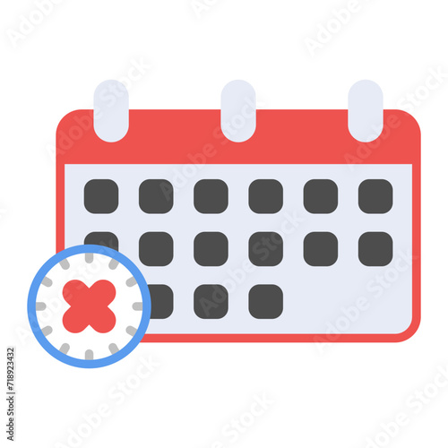 Deadline icon vector image. Can be used for Agile.