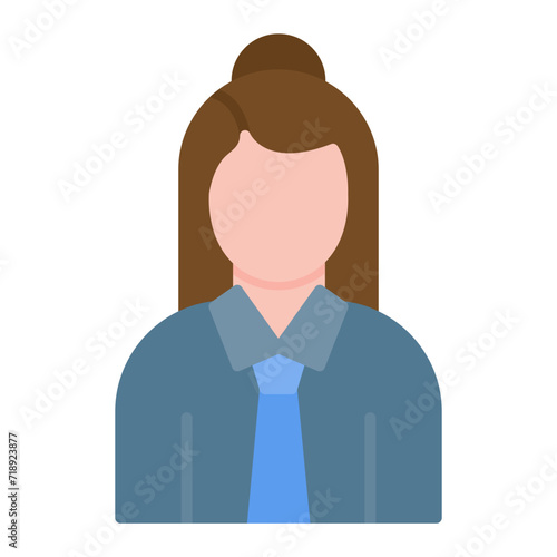 Modeling Agent Female icon vector image. Can be used for Modelling Agency.