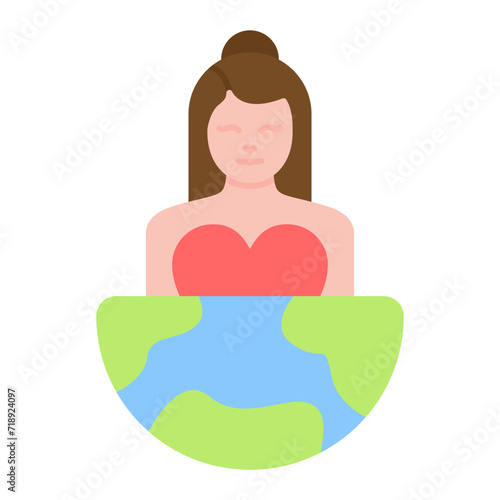 Global Talent icon vector image. Can be used for Modelling Agency.