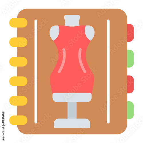 Fashion Magazine icon vector image. Can be used for Modelling Agency.