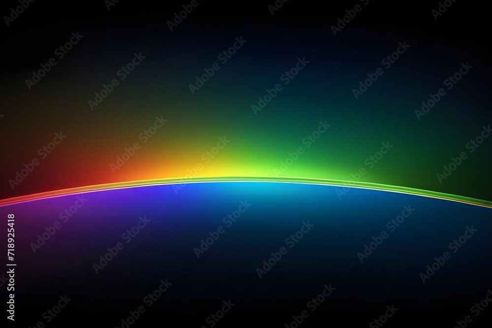 abstract background with rainbow.
