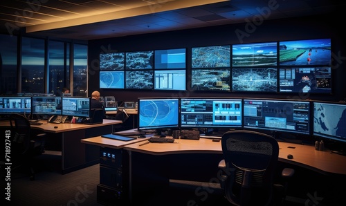 A Multiscreen Control Room With a Network of Displays