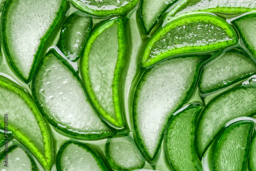 Fotografie Aloe Vera closeup