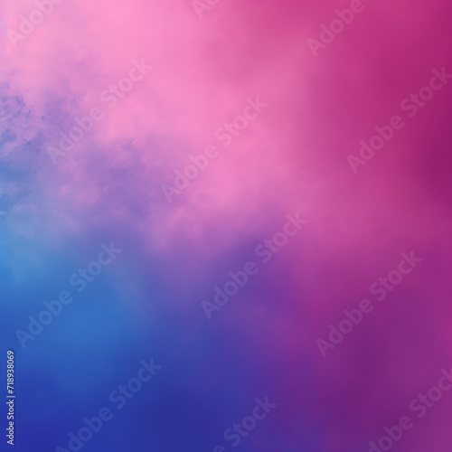  Pink, magenta, blue, and purple abstract color gradient background with a grainy texture effect for web banner, header, or poster design.