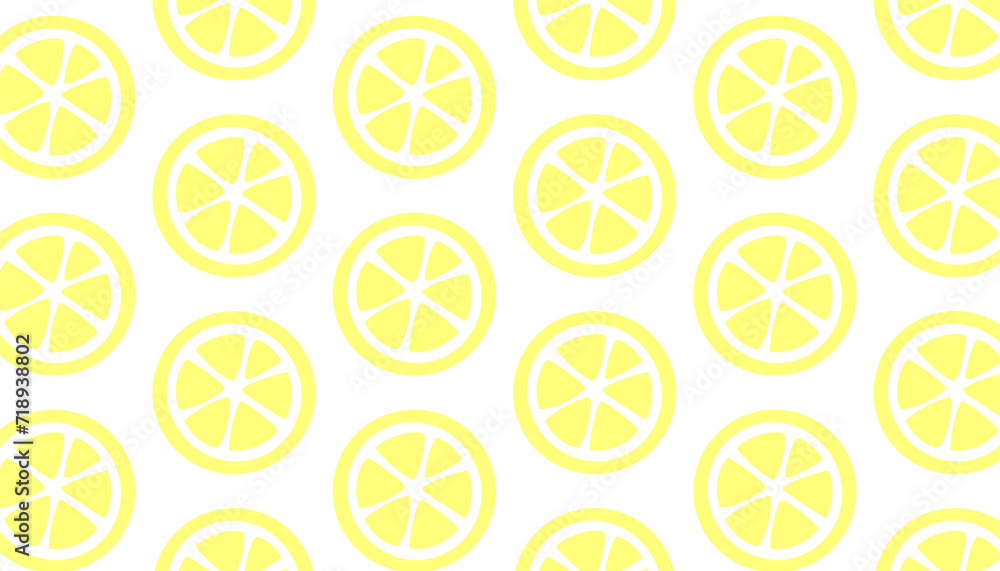 pattern with lemons