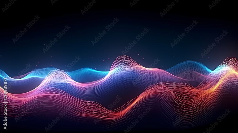 Abstract background of future network technology and network connections Abstract background of future network technology and network connections