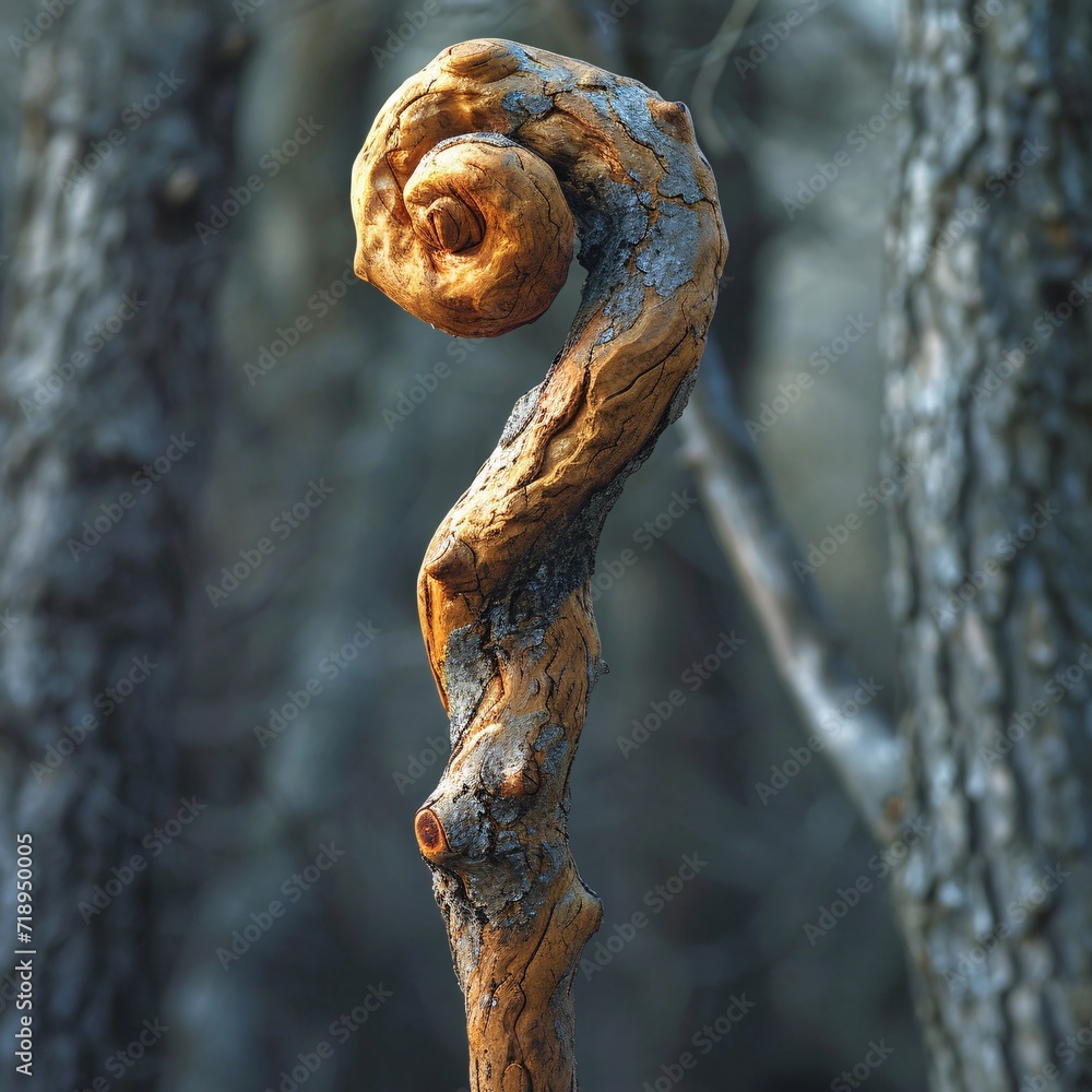 Wooden Twig with a Twist: A Unique and Eco-Friendly Decoration for Your Home Generative AI Wooden Twig with a Twist: A Unique and Eco-Friendly Decoration for Your Home Generative AI