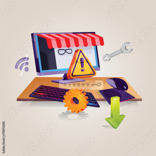 be careful when shopping online