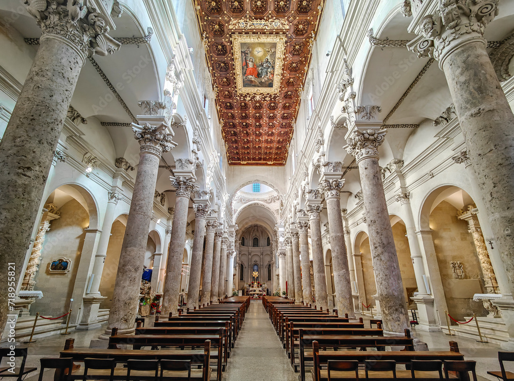 Lecce, Italy - considered the capital of Baroque, Lecce is one of the most visited cities in Southern Italy. Here in particular one of its amazing Baroque Cathedrals