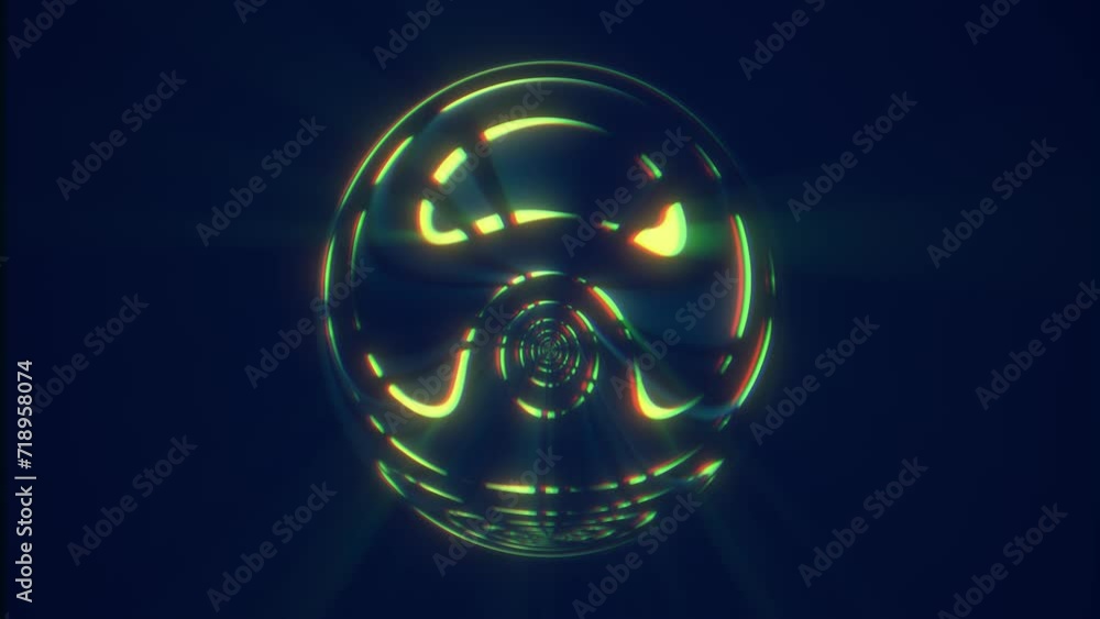 Green glass energy plasma futuristic magic round ball sphere. Abstract background. Video in high quality 4k, motion design Green glass energy plasma futuristic magic round ball sphere. Abstract background. Video in high quality 4k, motion design