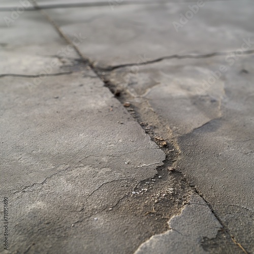 close up of a concrete in the street