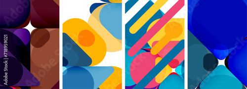 Geometric elements abstract backgrounds for wallpaper, business card, cover, poster, banner, brochure, header, website