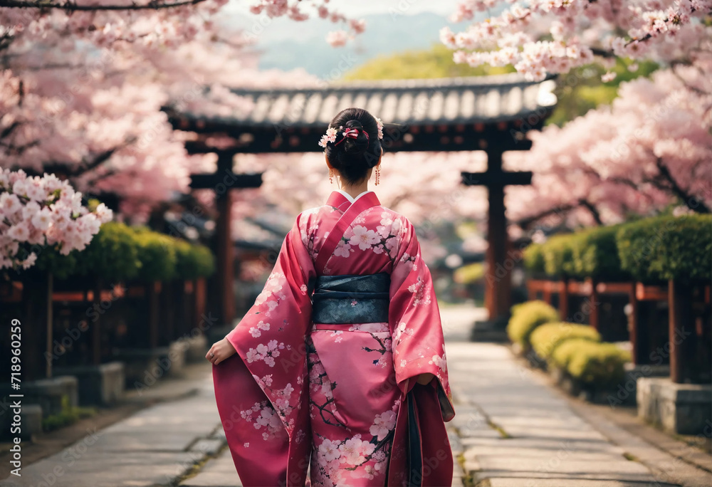 person in kimono