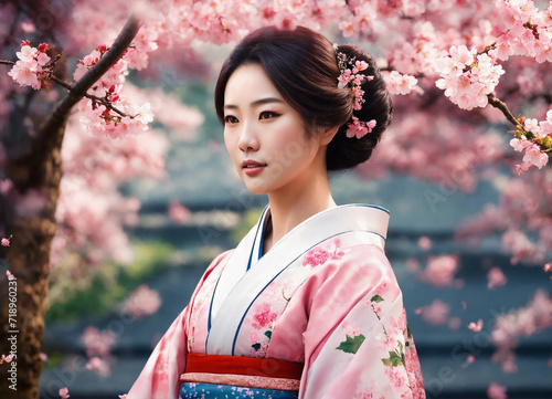 girl in kimono