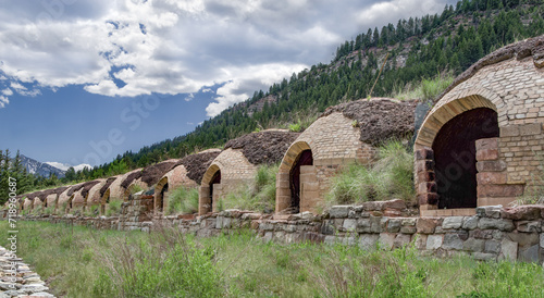 Historic Outdoor Coke Ovens: The Redstone Coke Ovens were built in the nineteenth century to process the coal that was mined in the mountains near Carbondale, Colorado. 