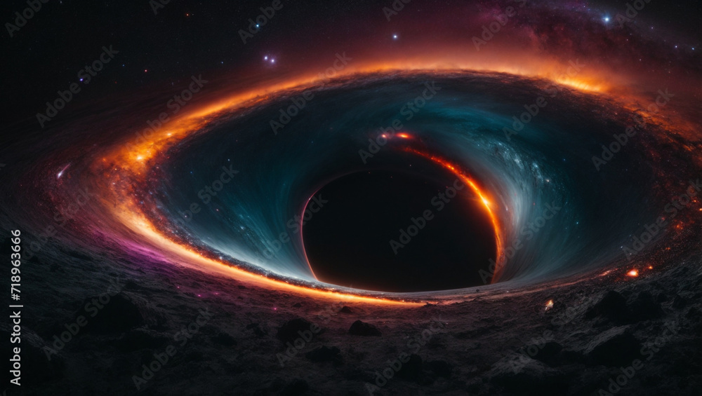 Galaxy wallpaper, wormhole HD wallpaper, Blackhole