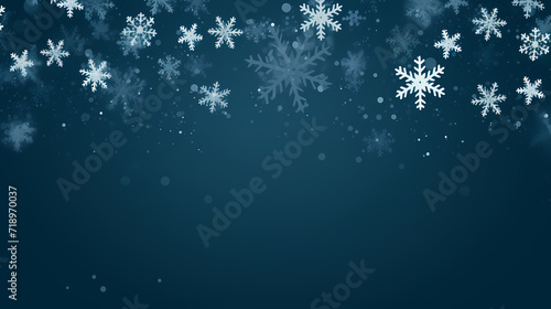 Snowflake background, snowflake border, winter holiday background, soft colors and dreamy atmosphere