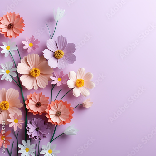 Spring or summer flower composition still life © ahmed