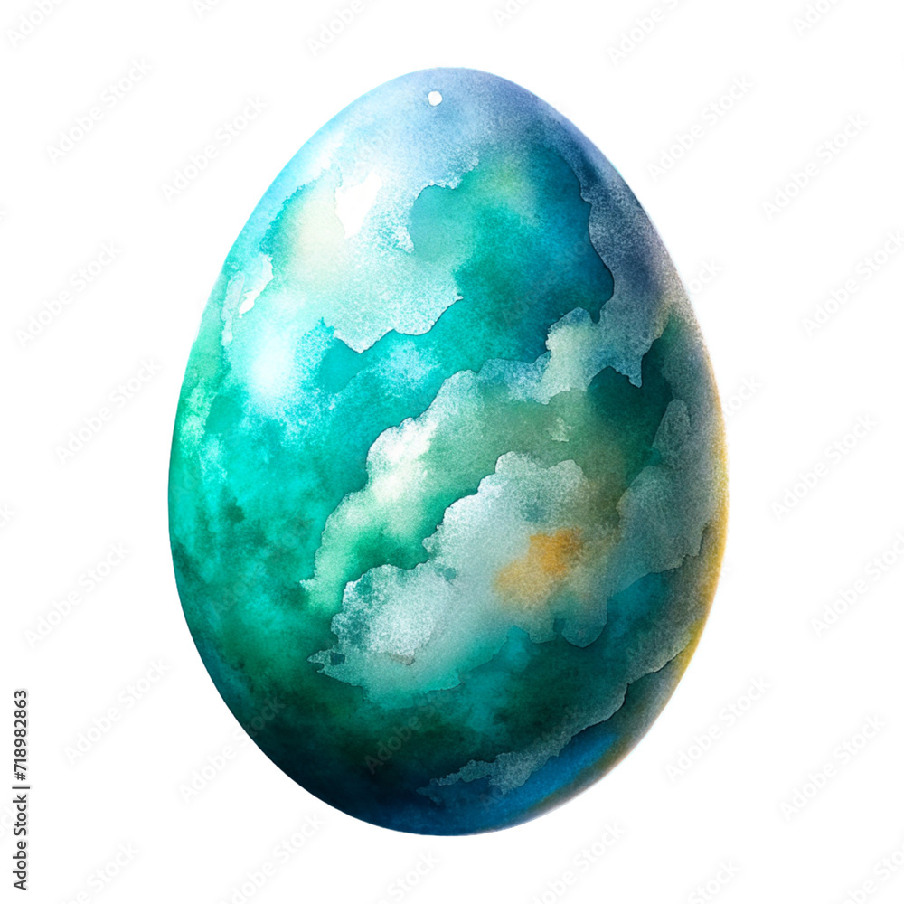 Easter egg without background. Spring holiday elements. Happy Eater. Generated AI Easter egg without background. Spring holiday elements. Happy Eater. Generated AI
