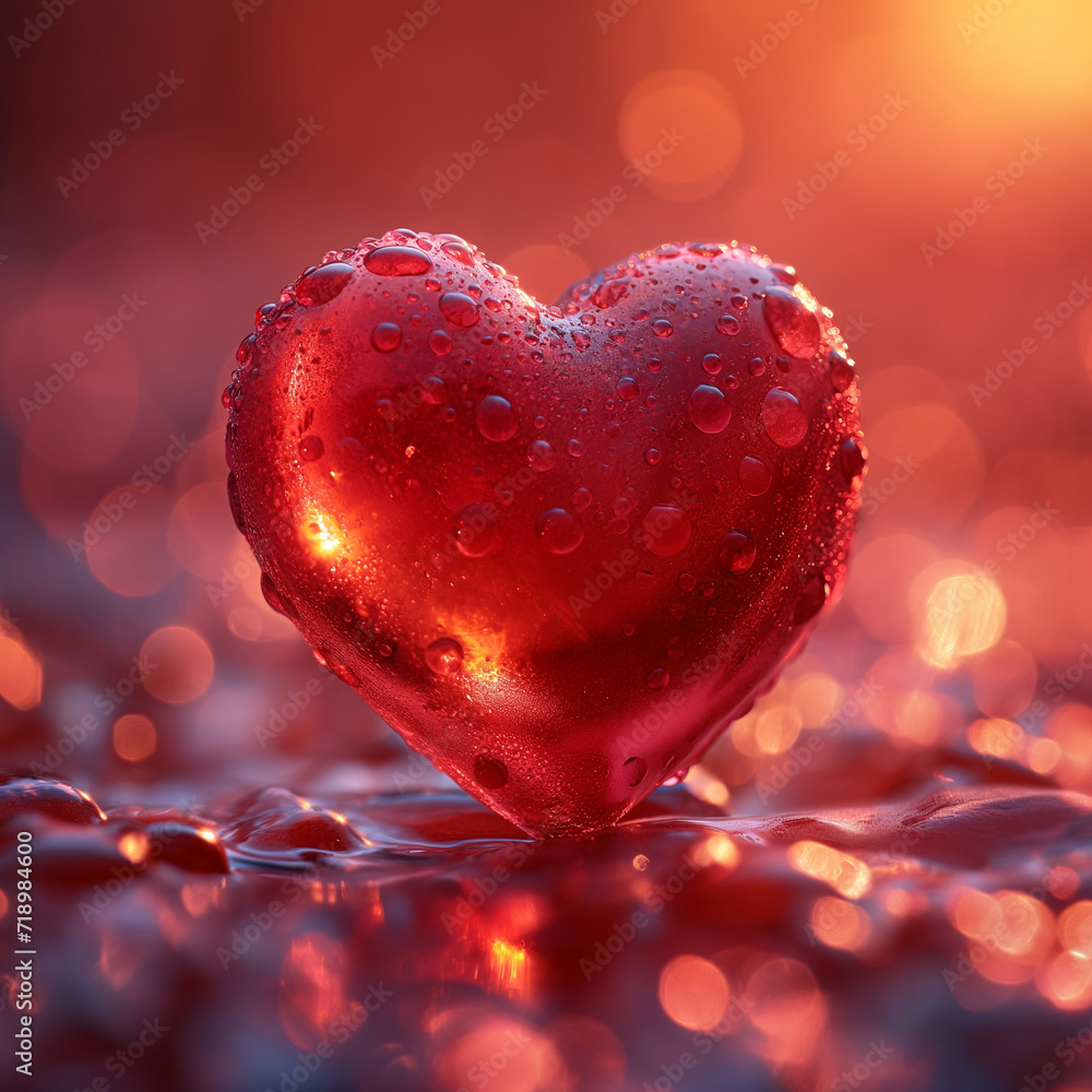 valentine red heart with bubbles valentine red heart with bubbles