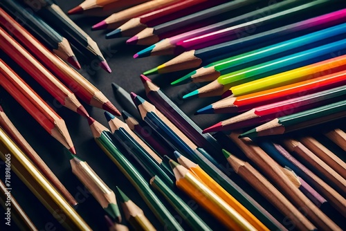 pencils in a row