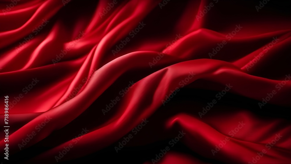 Obraz premium red silk background