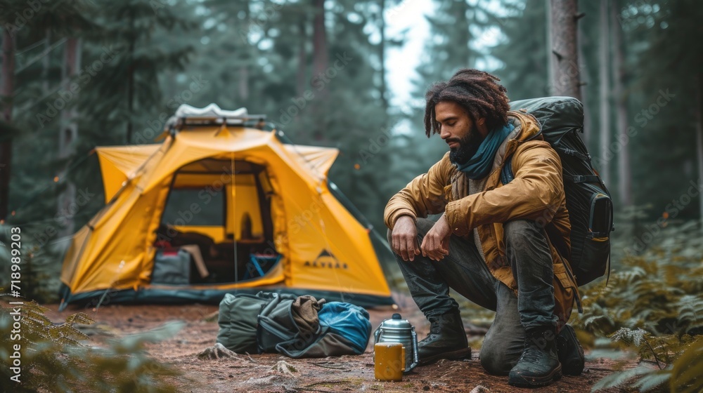 Embracing Nature's Diversity: A Multitude of People and Families Experiencing the Delight and Unity of Outdoor Camping Embracing Nature's Diversity: A Multitude of People and Families Experiencing the Delight and Unity of Outdoor Camping