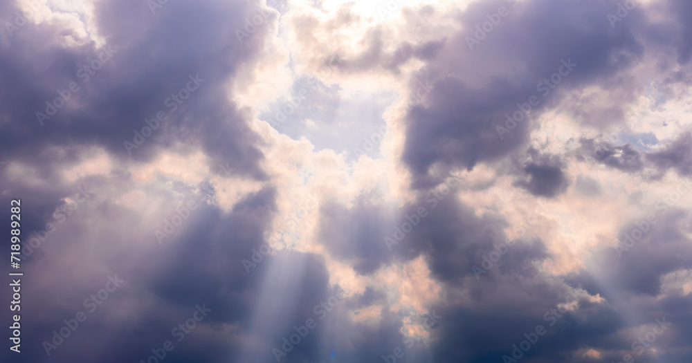Real majestic sunrise sunset sky background with bright colorful clouds without birds. Panoramic, big size Real majestic sunrise sunset sky background with bright colorful clouds without birds. Panoramic, big size