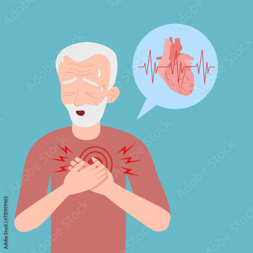 a sudden and sometimes fatal occurrence of coronary thrombosis, typically resulting in the death of part of a heart muscle.