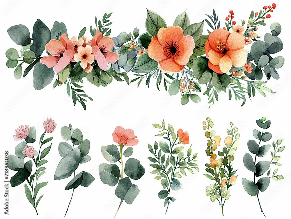 Adesivi Murali Con Fiori Di Leone, Set Da 6 Pezzi Di Varie Dimensioni, Rimovibili, Per Pareti Lisce - 2