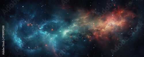 Amazing photo of a beautiful galaxy deep in space © Daniela