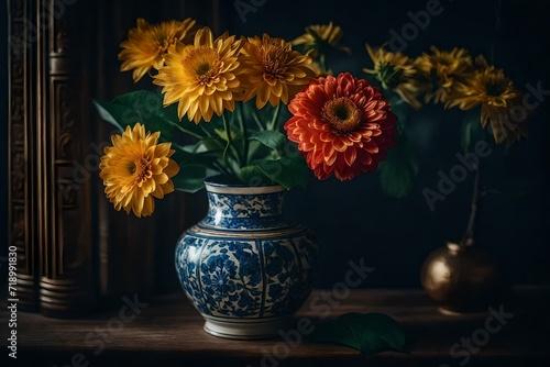 flowers in vase © shafiq