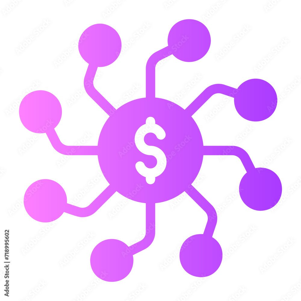money gradient icon money gradient icon