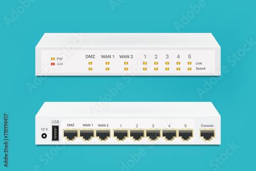 Hardware firewall is a physical device much like a server that filters the traffic going to a computer. 