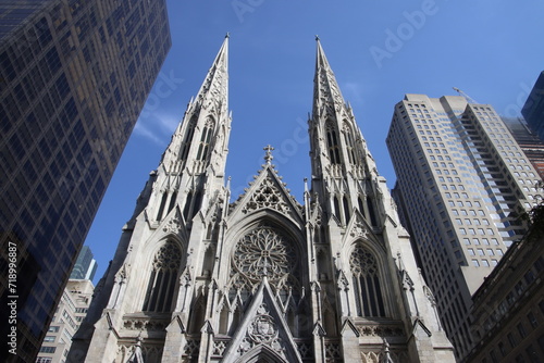 Gothic cathedral in Manhattan © Laiotz