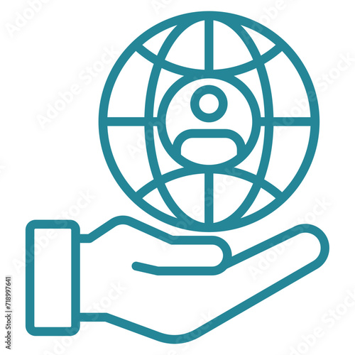 Corporate Responsibility Icon Element For Design