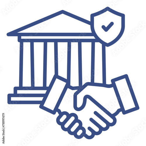 Government Relations Icon Element For Design