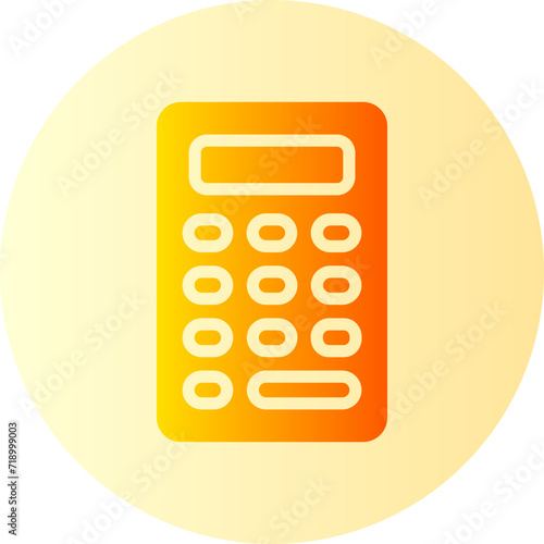 calculator gradient icon