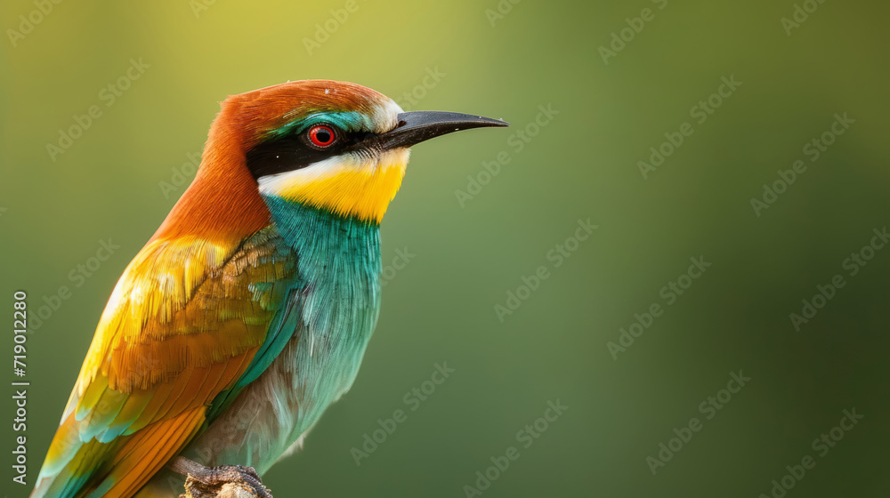 Obraz premium A Bee-eater portrait, wildlife photography