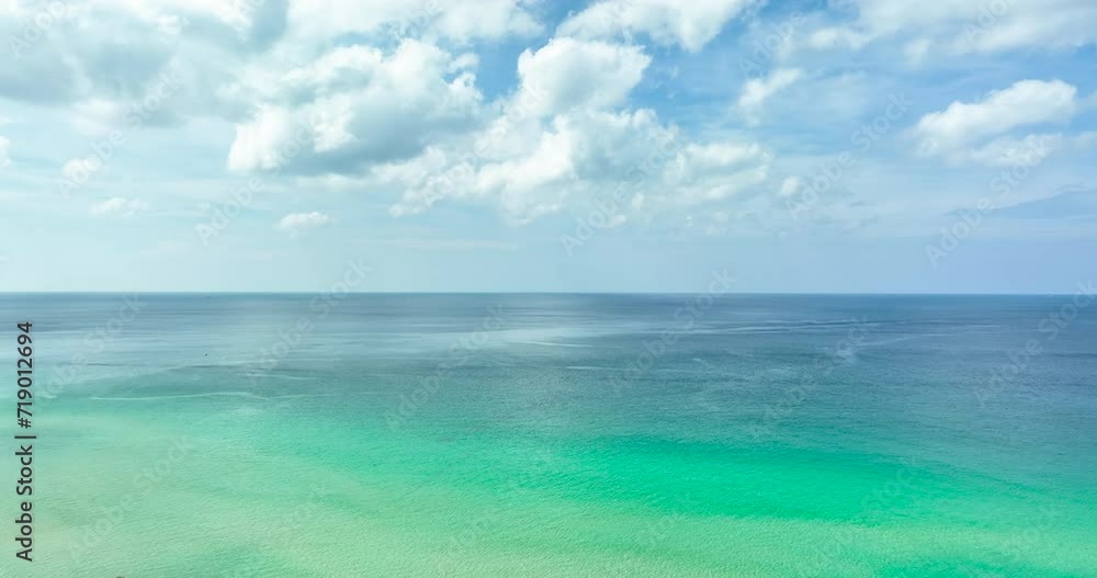 Nature video Aerial view Blue perfest sea and sky. ProRes422 Nature video Aerial view Blue perfest sea and sky. ProRes422