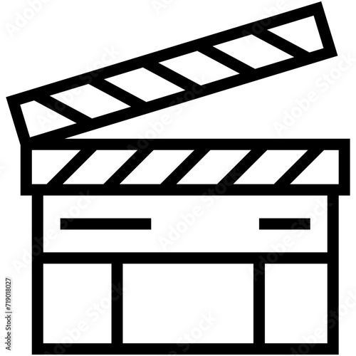 Clapper board Vector Icon