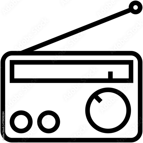 Radio Vector Icon
