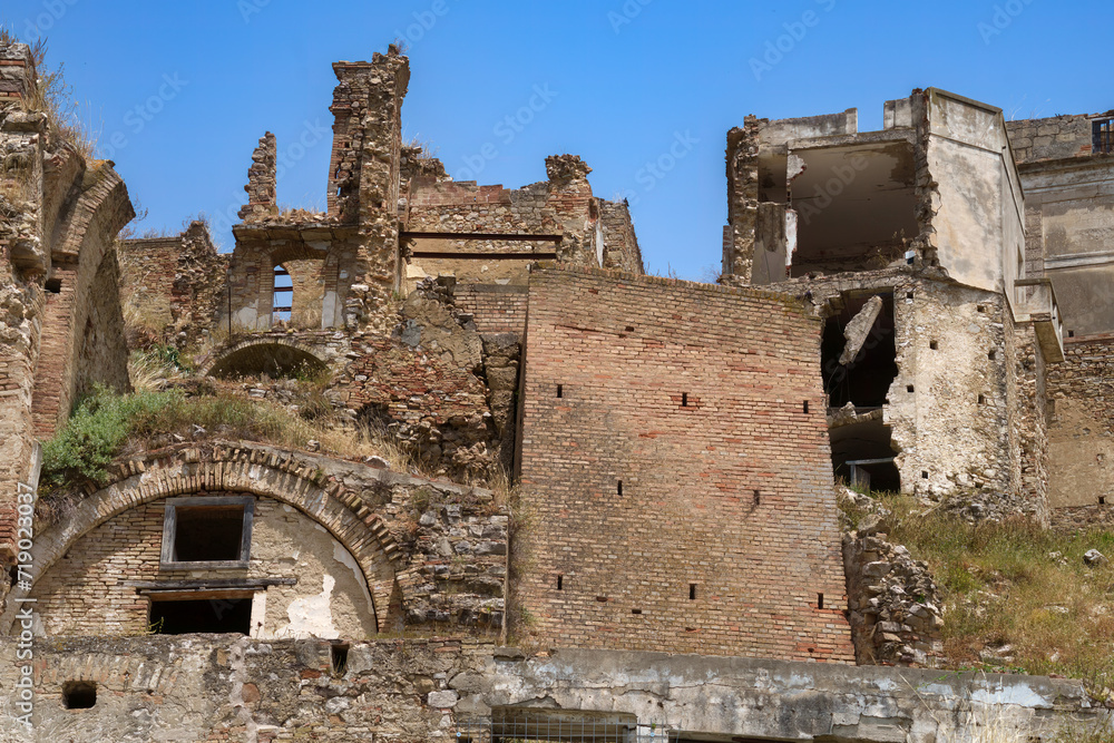 Craco, old abandoned village in Basilicata, italy Craco, old abandoned village in Basilicata, italy