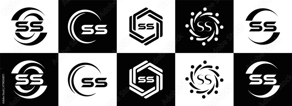 SS logo. S S design. White SS letter. SS, S S letter logo SET design. Initial letter SS linked circle uppercase monogram logo. S S letter logo SET vector design. SS letter logo design five style.
SS logo. S S design. White SS letter. SS, S S letter logo SET design. Initial letter SS linked circle uppercase monogram logo. S S letter logo SET vector design. SS letter logo design five style.