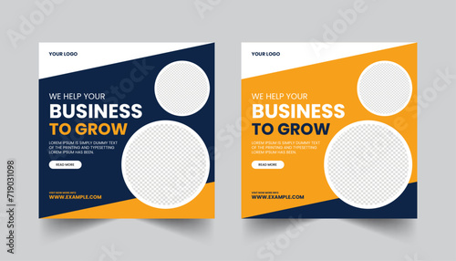 Business to the next level with social media post for Facebook & Instagram	